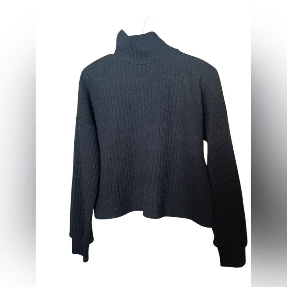 Black Turtleneck Sweater